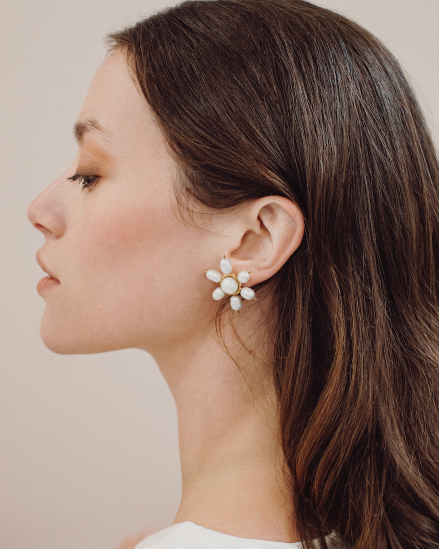 Perle star earrings