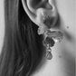 Valentine crystal drop earrings