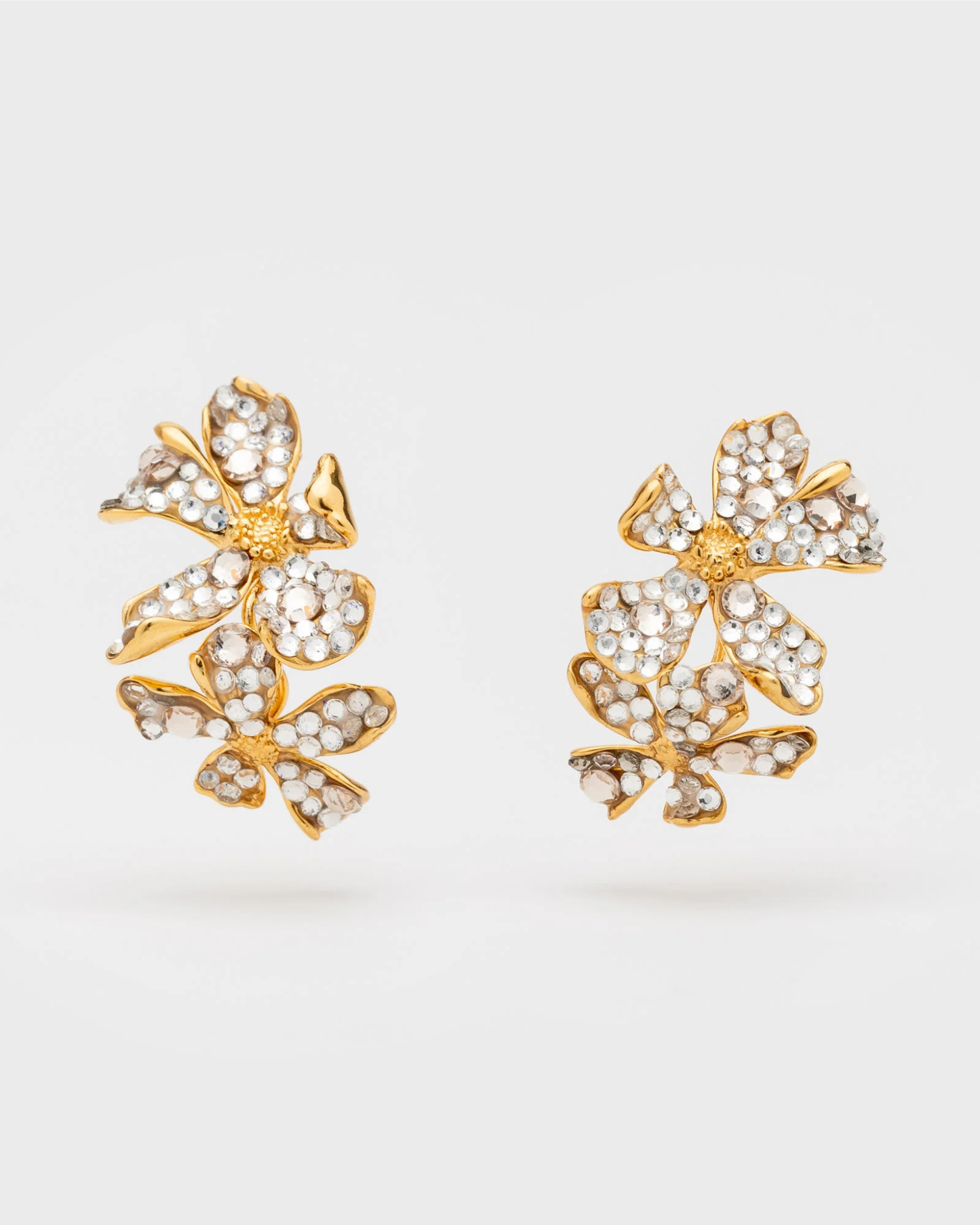 Berry Crystal Earrings