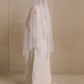 Star silk tulle veil