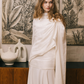 Sintra Two-Piece Cape Gown