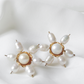Perle star earrings