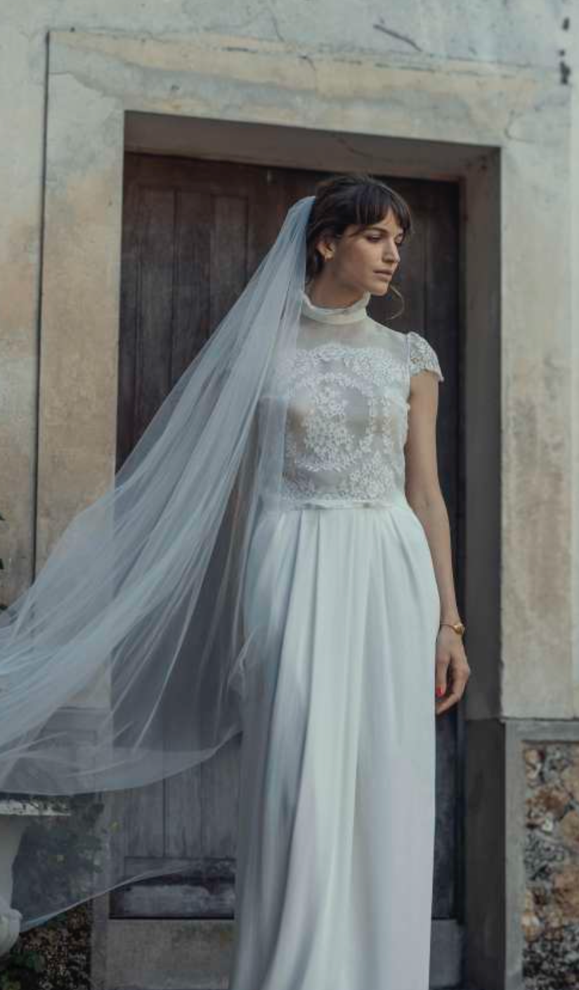 Long veil, no trim